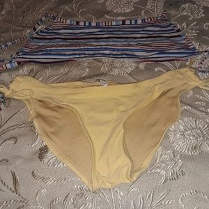 American eagle bottoms and old navy top swim suit